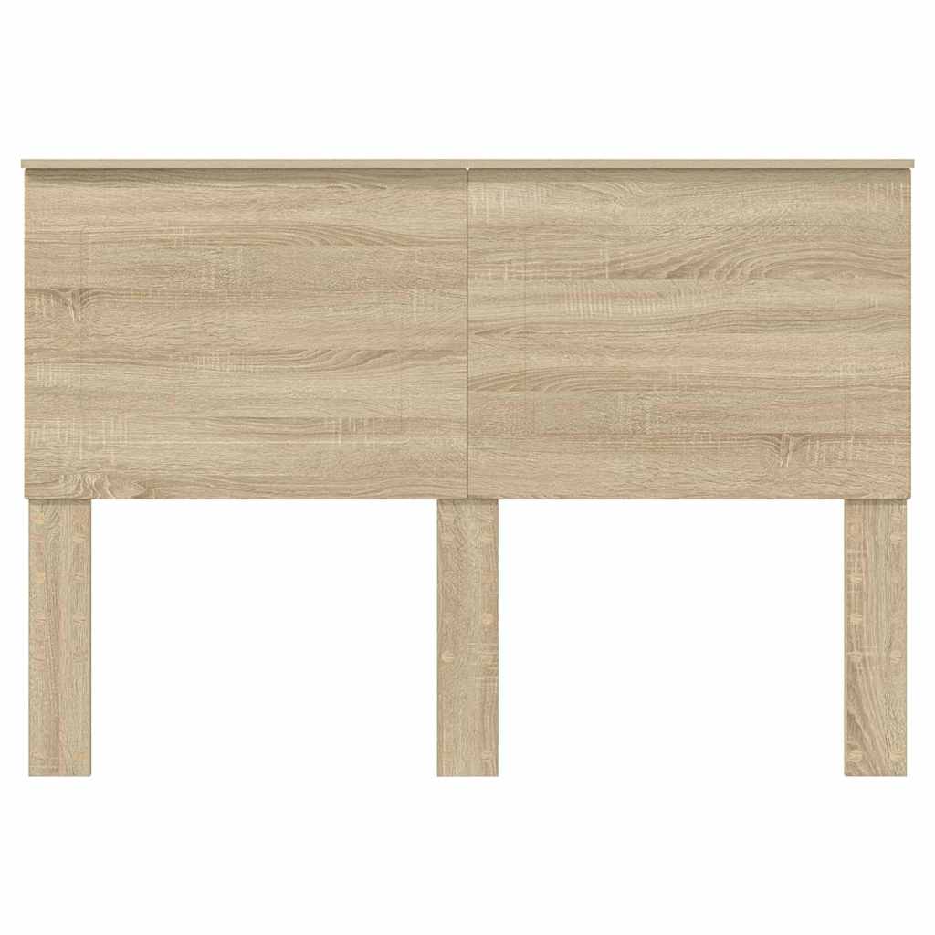 Hoofdbord met hoofdeinde Sonoma Eiken 140 cm Bewerkt hout