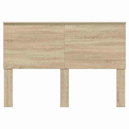 Hoofdbord met hoofdeinde Sonoma Eiken 140 cm Bewerkt hout