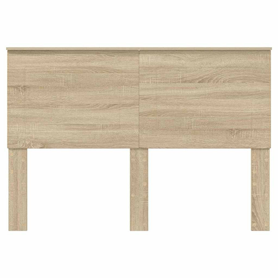 Hoofdbord met hoofdeinde Sonoma Eiken 140 cm Bewerkt hout