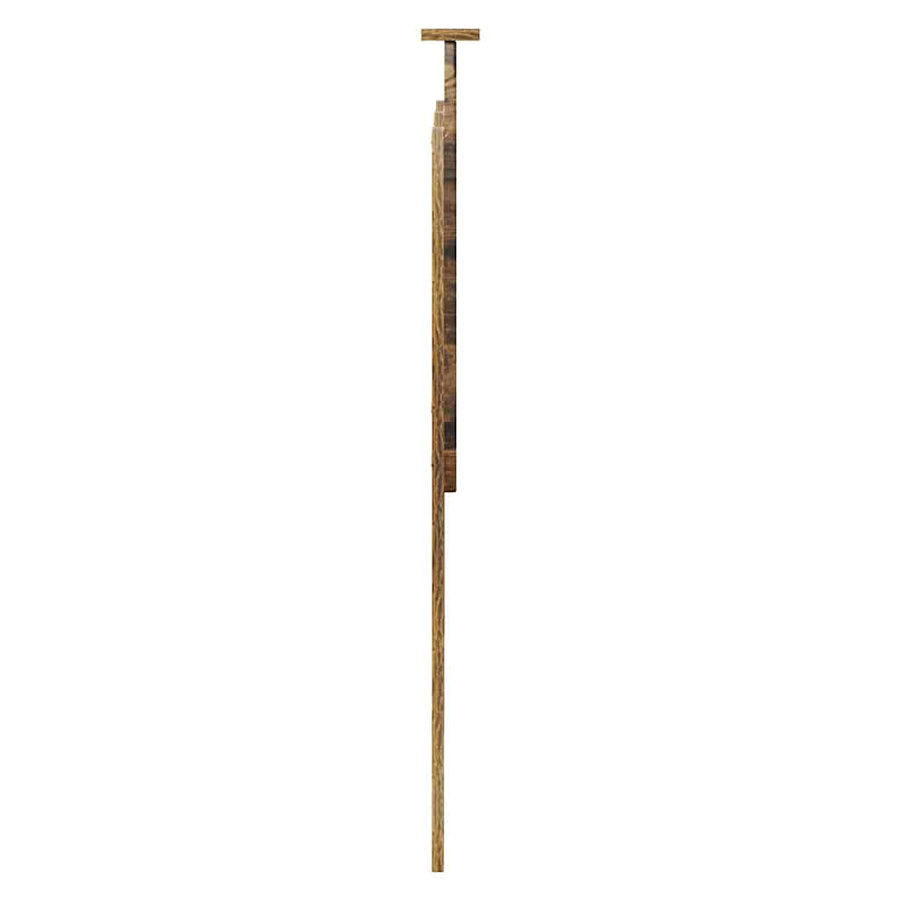 Hoofdbord met hoofdeinde Gerookt eiken 140 cm Bewerkt hout