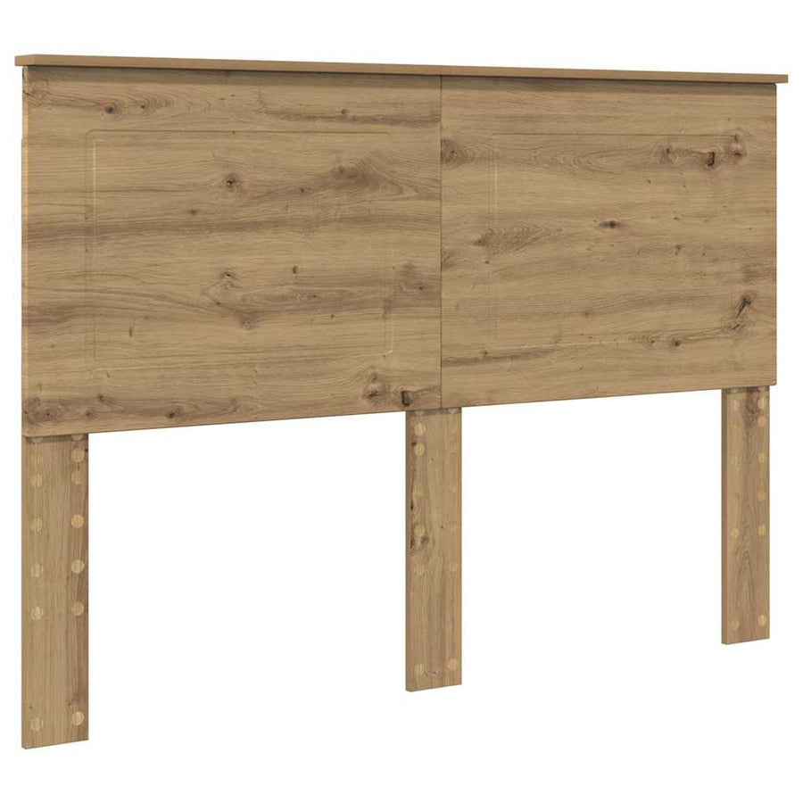 Hoofdbord met hoofdeinde Artisan Eiken 140 cm Bewerkt hout