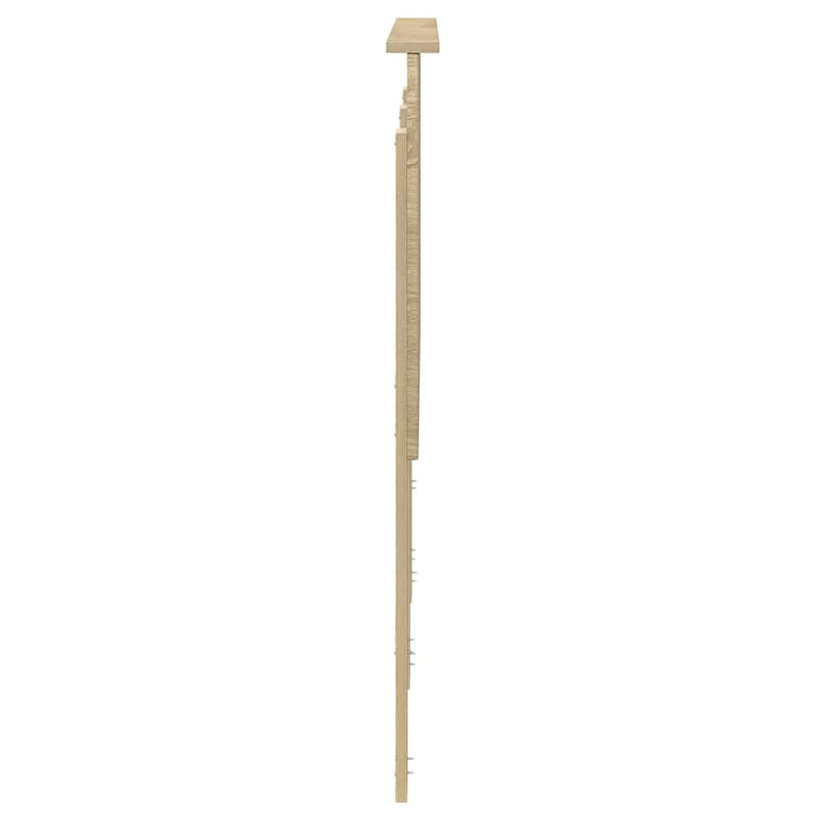 Hoofdbord met hoofdeinde Sonoma Eiken 135 cm Bewerkt hout