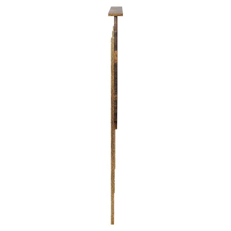 Hoofdbord met hoofdeinde Gerookt eiken 135 cm Bewerkt hout