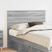 Hoofdbord grijs sonoma 138x7x100 cm bewerkt hout