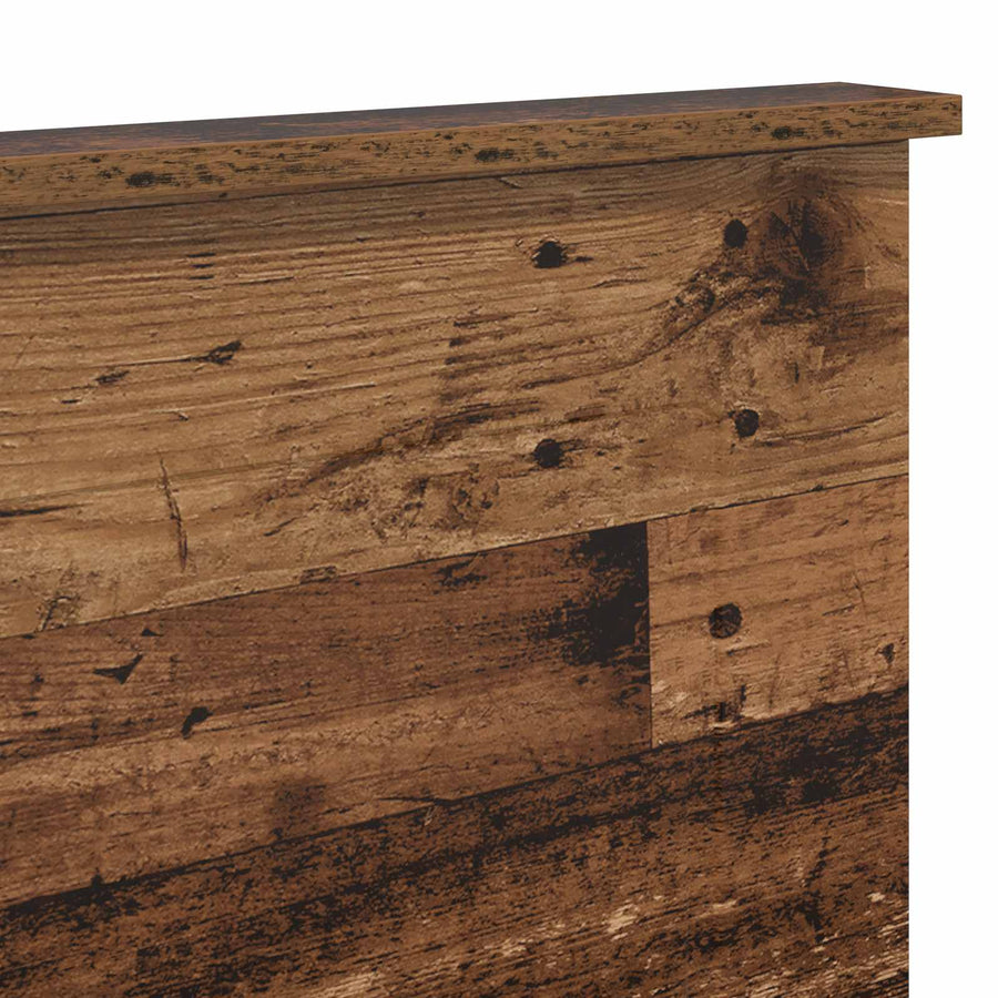 Hoofdbord Oud hout 138 x 7 x 100 cm Bewerkt hout