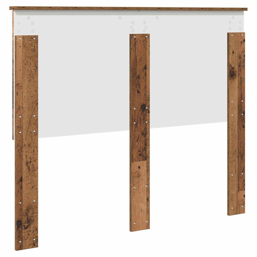 Hoofdbord Oud hout 138 x 7 x 100 cm Bewerkt hout