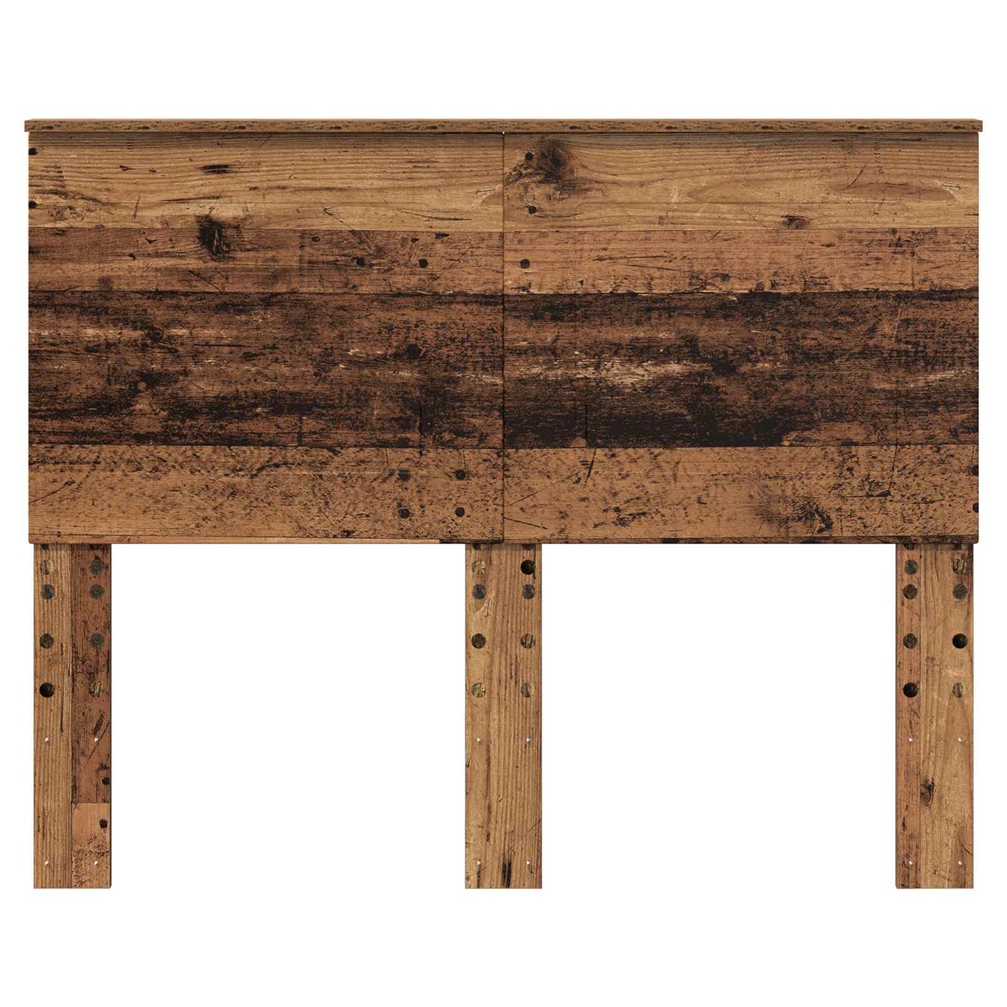 Hoofdbord Oud hout 138 x 7 x 100 cm Bewerkt hout