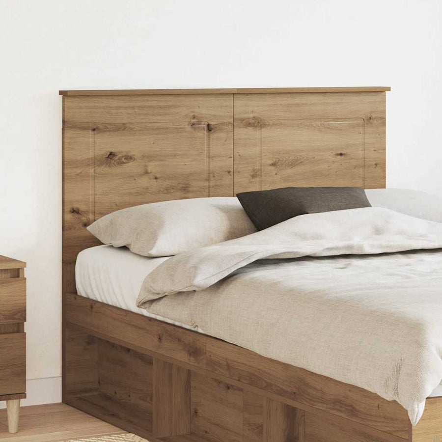 Hoofdbord met hoofdeinde Artisan Eiken 135 cm Bewerkt hout