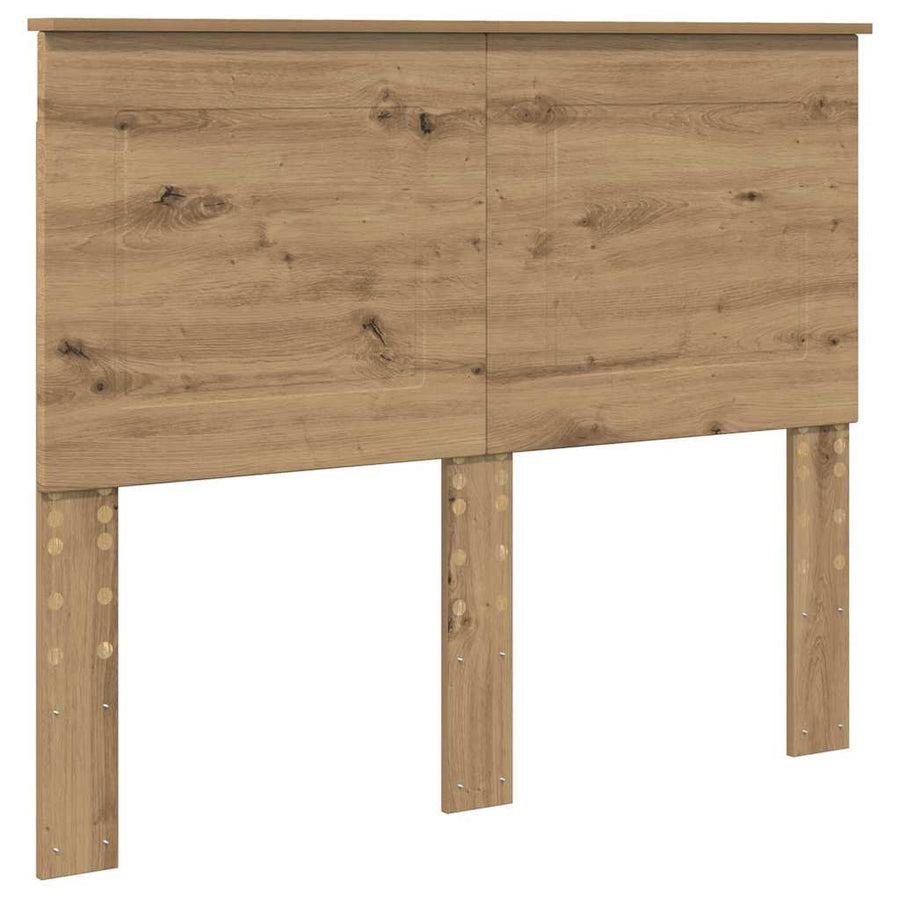 Hoofdbord met hoofdeinde Artisan Eiken 135 cm Bewerkt hout