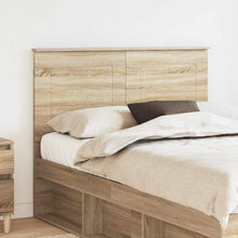 Hoofdbord met hoofdeinde Sonoma Eiken 120 cm Bewerkt hout