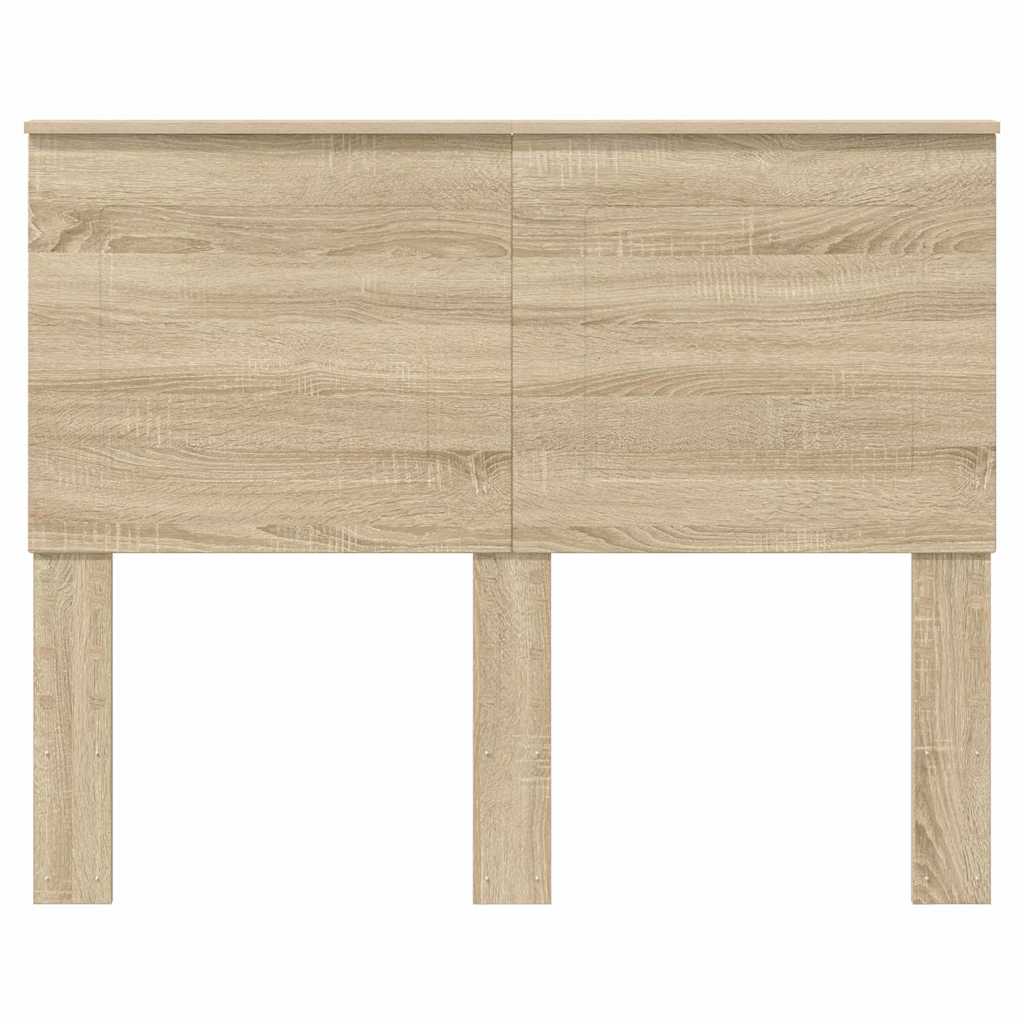 Hoofdbord met hoofdeinde Sonoma Eiken 120 cm Bewerkt hout