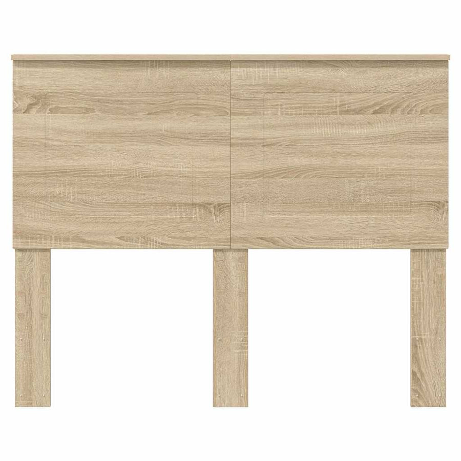 Hoofdbord met hoofdeinde Sonoma Eiken 120 cm Bewerkt hout