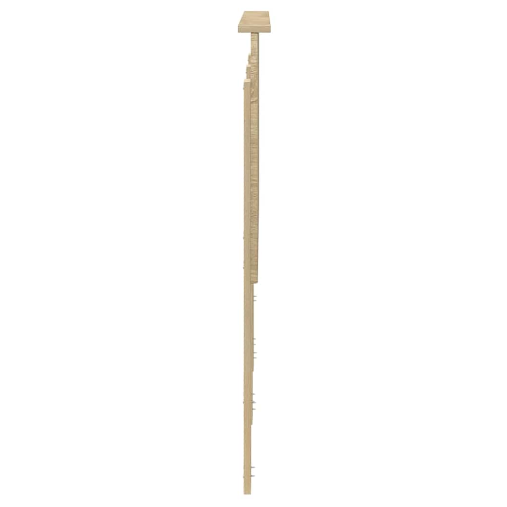 Hoofdbord met hoofdeinde Sonoma Eiken 120 cm Bewerkt hout