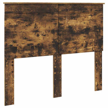 Hoofdbord met hoofdeinde Gerookt eiken 120 cm Bewerkt hout