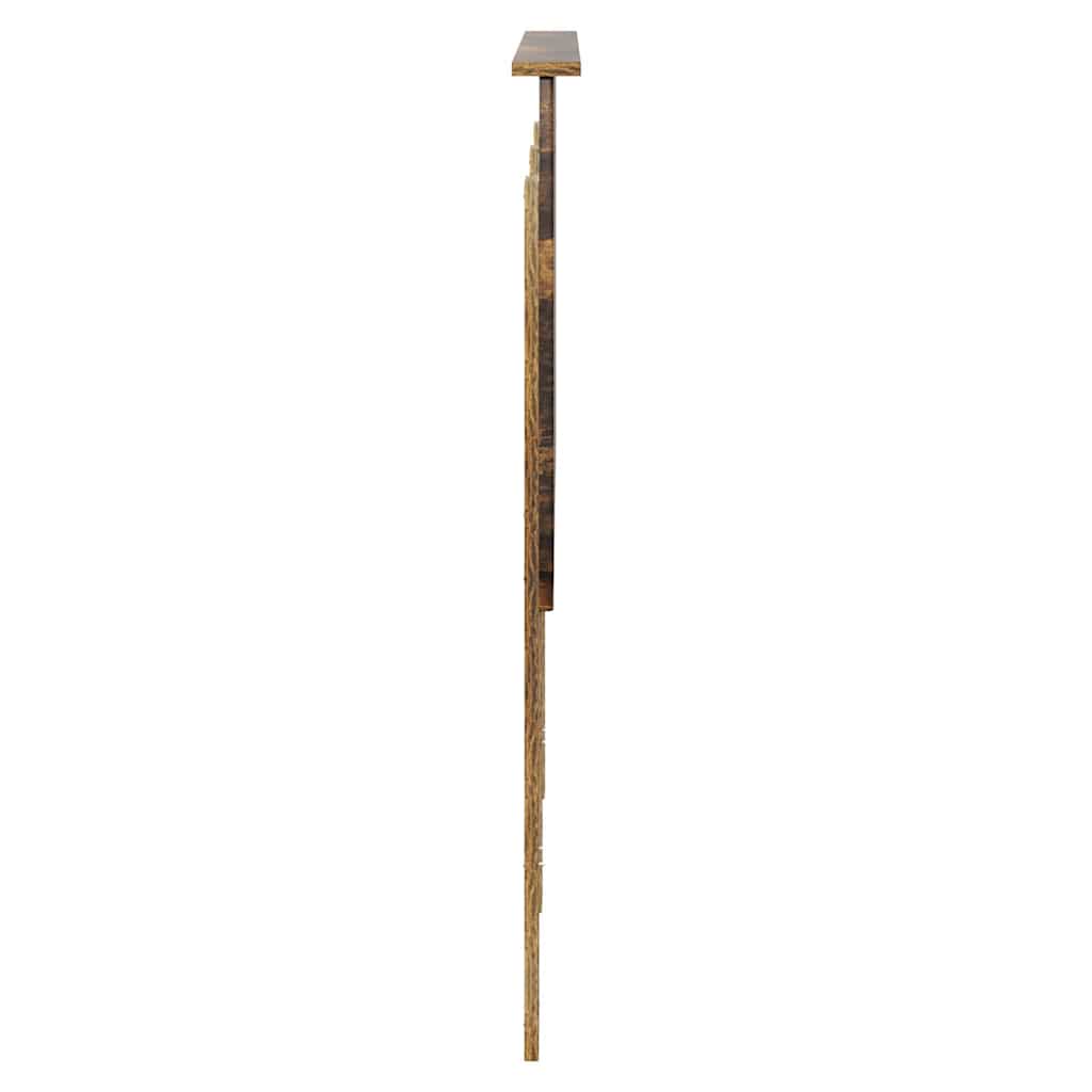 Hoofdbord met hoofdeinde Gerookt eiken 120 cm Bewerkt hout