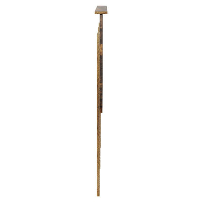 Hoofdbord met hoofdeinde Gerookt eiken 120 cm Bewerkt hout