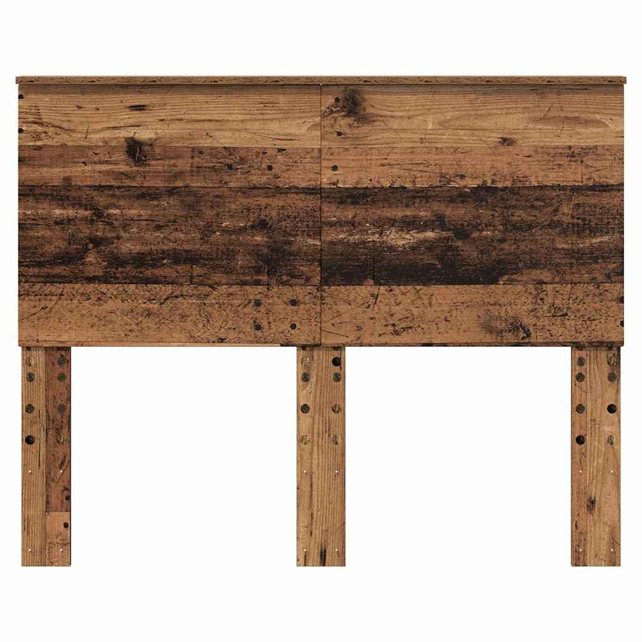 Hoofdbord met hoofdeinde Oud Hout 120 cm Bewerkt hout