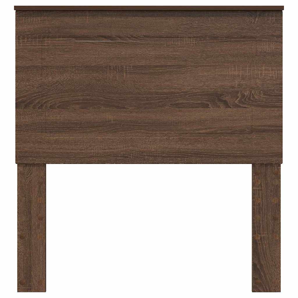 Hoofdbord met hoofdeinde Bruin Eiken 100 cm Bewerkt hout