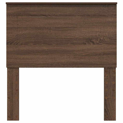 Hoofdbord met hoofdeinde Bruin Eiken 100 cm Bewerkt hout