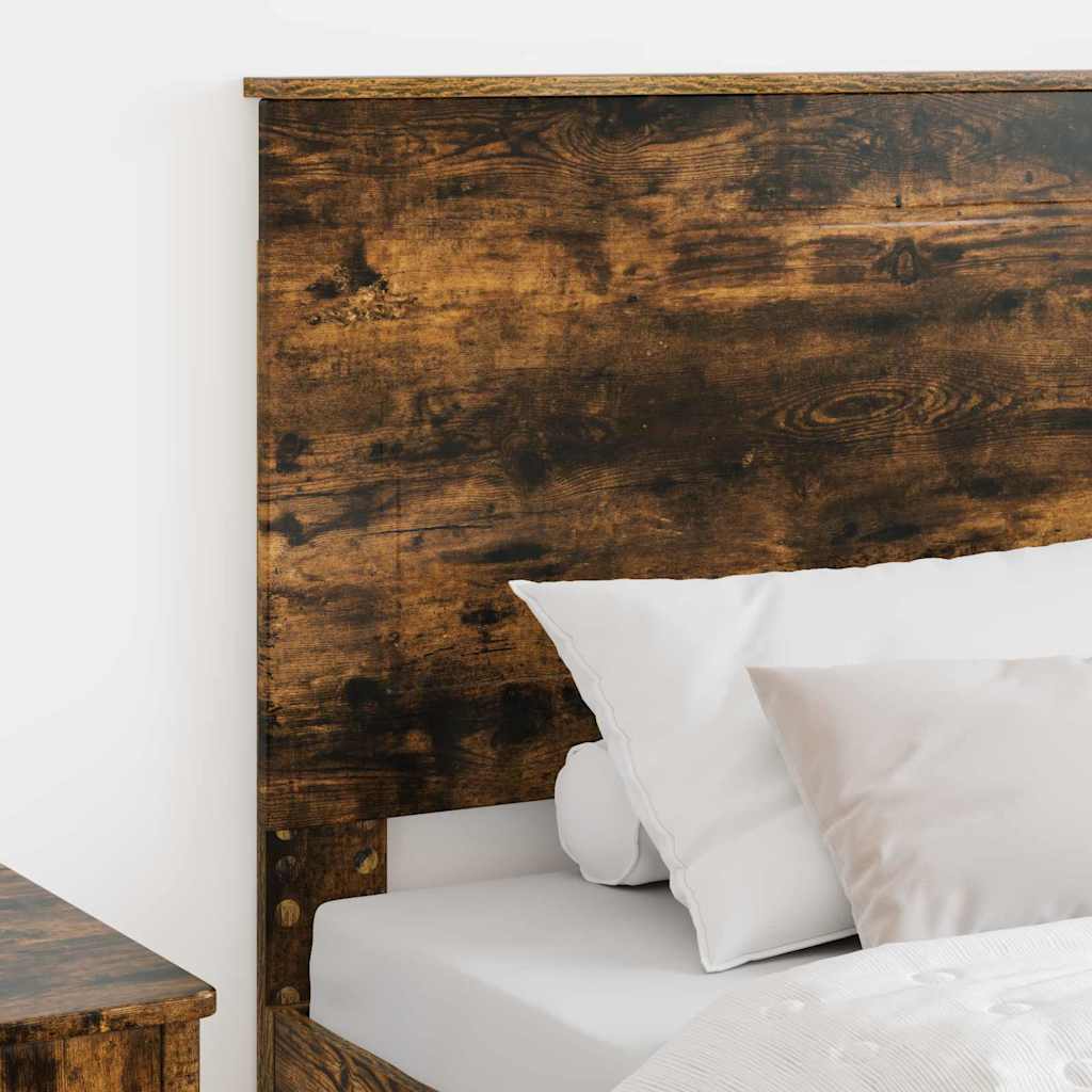 Hoofdbord met hoofdeinde Gerookt eiken 90 cm Bewerkt hout