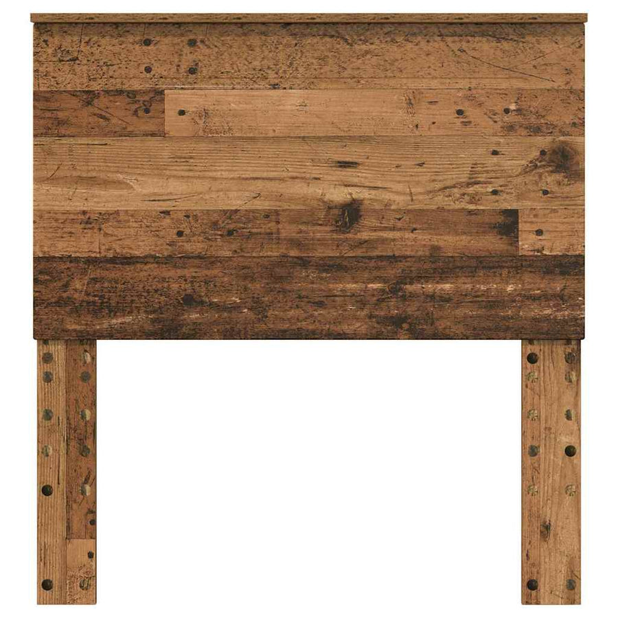 Hoofdbord met hoofdeinde Oud Hout 90 cm Bewerkt hout