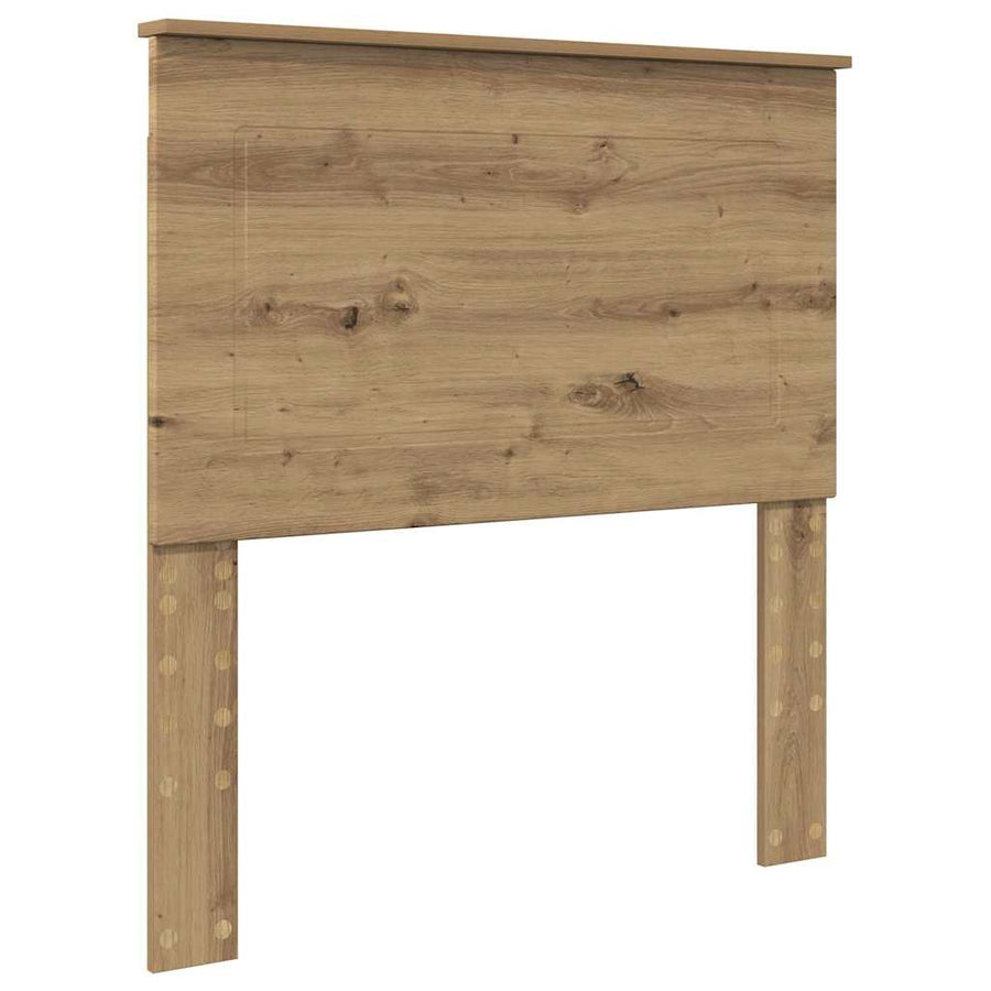 Hoofdbord met hoofdeinde Artisan Eiken 90 cm Bewerkt hout