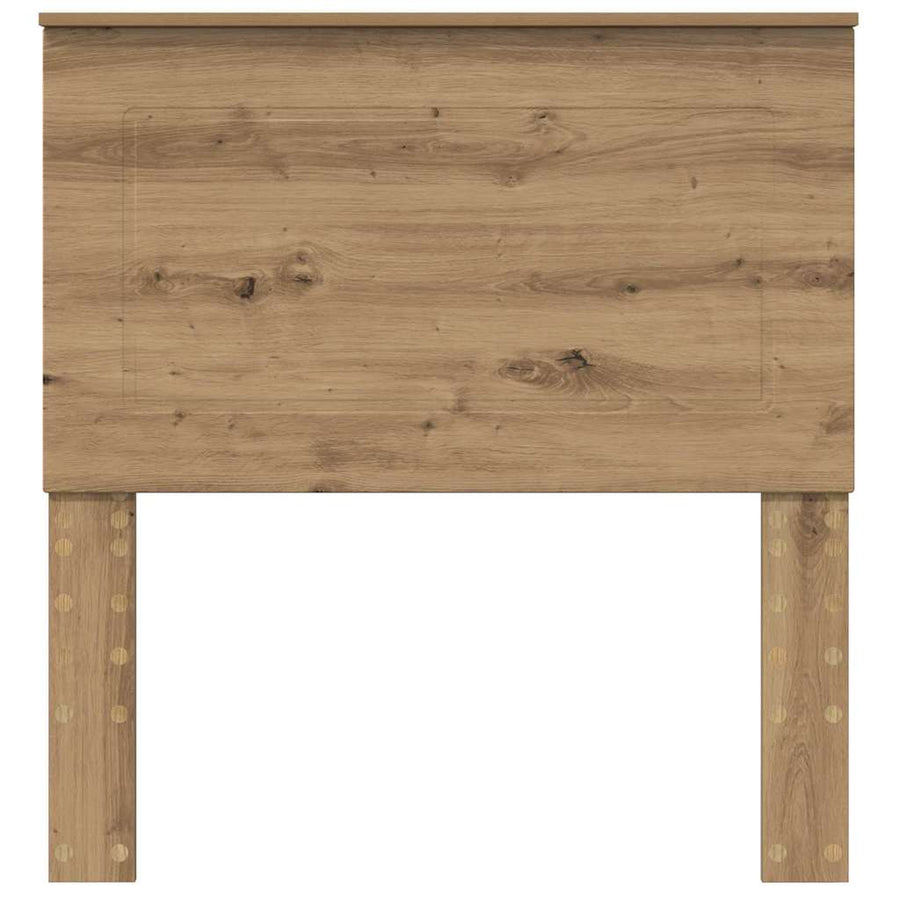 Hoofdbord met hoofdeinde Artisan Eiken 90 cm Bewerkt hout