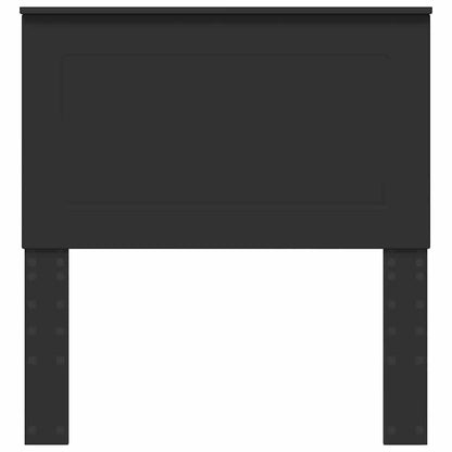 Hoofdbord met hoofdeinde Zwart Eiken 80 cm Bewerkt hout
