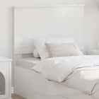 Headboard Gloss White 80 cm Engineered wood