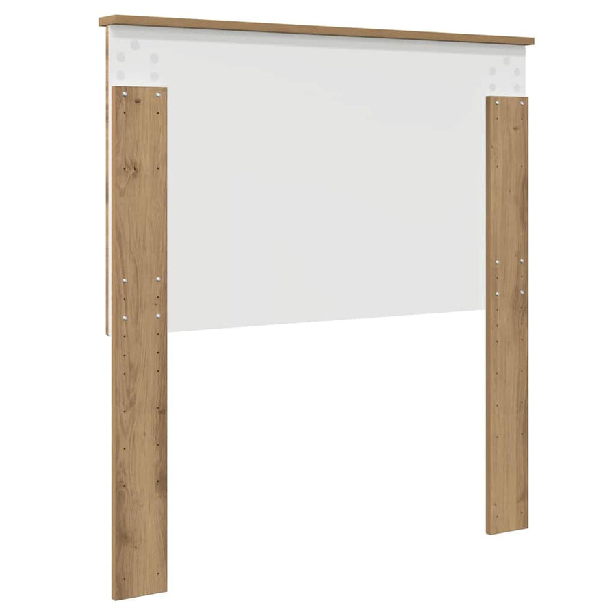 Hoofdbord met hoofdeinde Artisan Eiken 80 cm Bewerkt hout