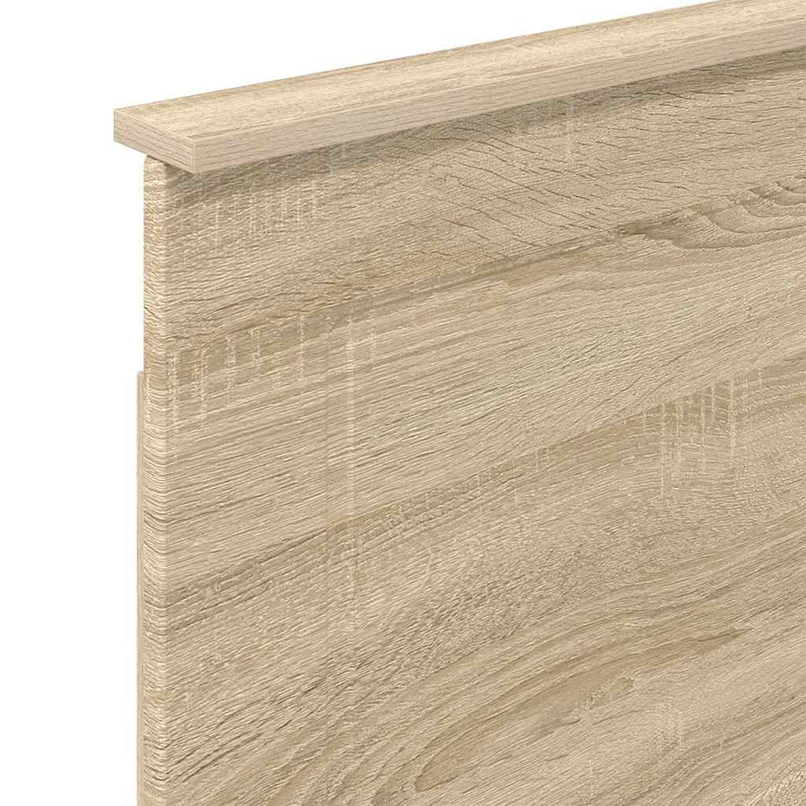 Hoofdbord met hoofdeinde Sonoma Eiken 75 cm Bewerkt hout