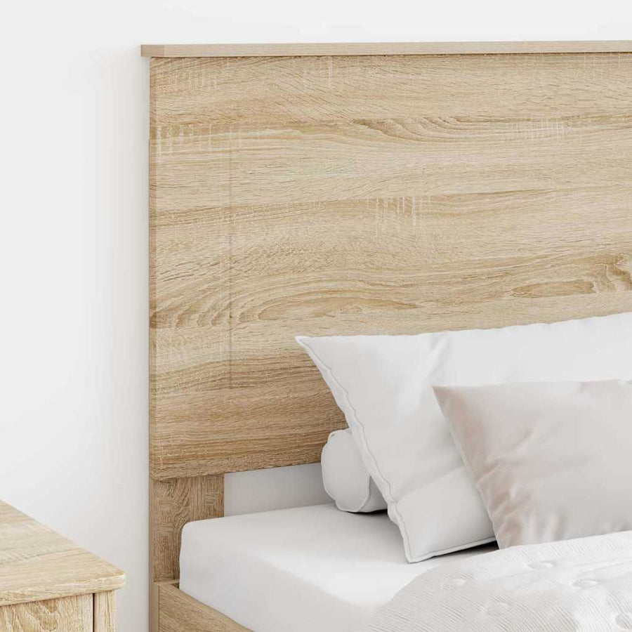 Hoofdbord met hoofdeinde Sonoma Eiken 75 cm Bewerkt hout