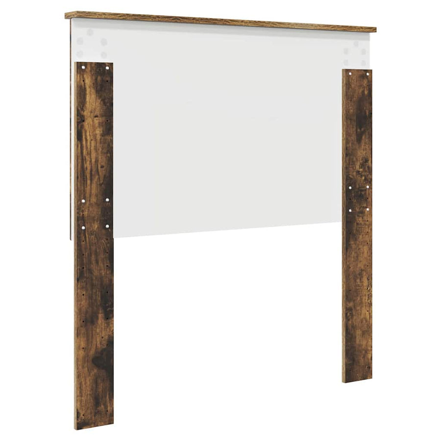 Hoofdbord met hoofdeinde Gerookt eiken 75 cm Bewerkt hout