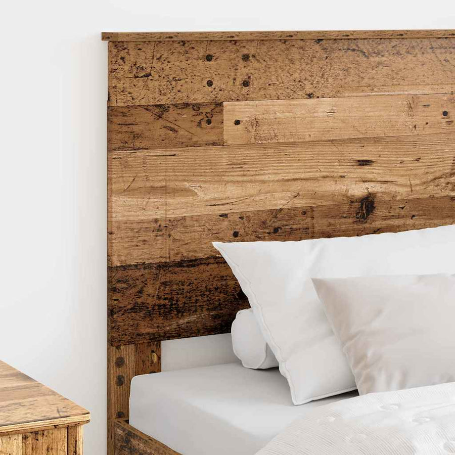 Hoofdbord met hoofdeinde Oud Hout 75 cm Bewerkt hout