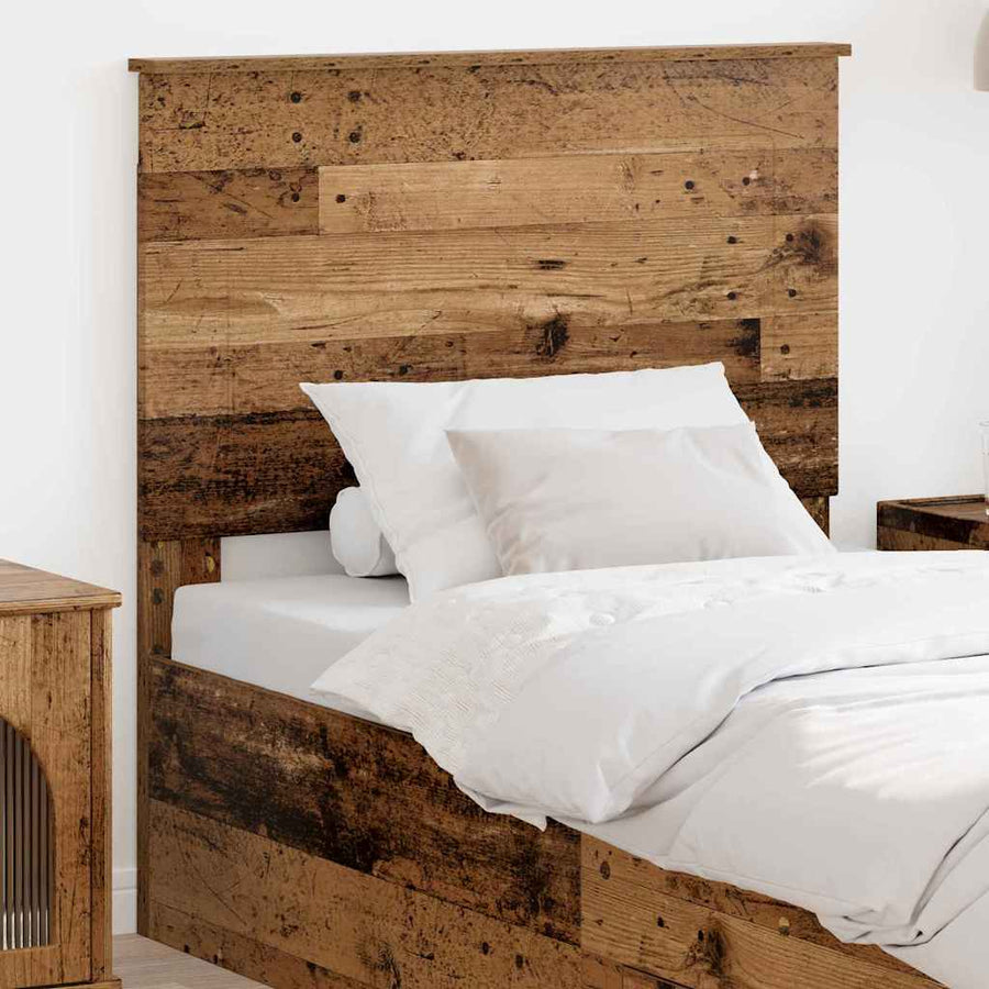 Hoofdbord met hoofdeinde Oud Hout 75 cm Bewerkt hout