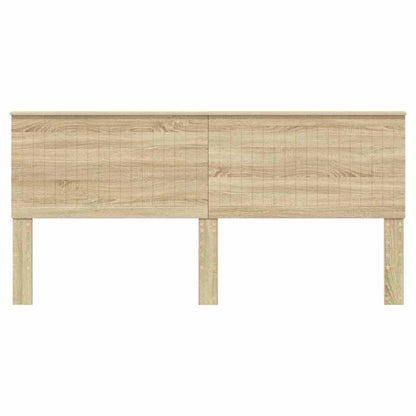 Hoofdbord met hoofdeinde Sonoma Eiken 200 cm Bewerkt hout