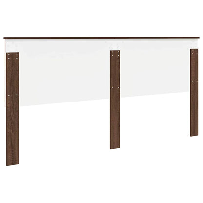 Hoofdbord met hoofdeinde Bruin Eiken 200 cm Bewerkt hout