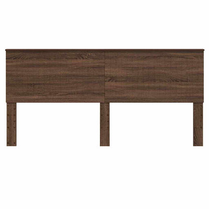 Hoofdbord met hoofdeinde Bruin Eiken 200 cm Bewerkt hout