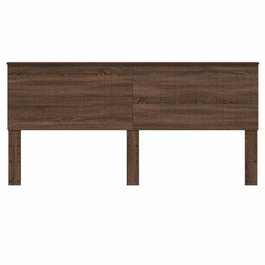 Hoofdbord met hoofdeinde Bruin Eiken 200 cm Bewerkt hout