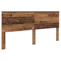 Hoofdbord met hoofdeinde Oud Hout 200 cm Bewerkt hout