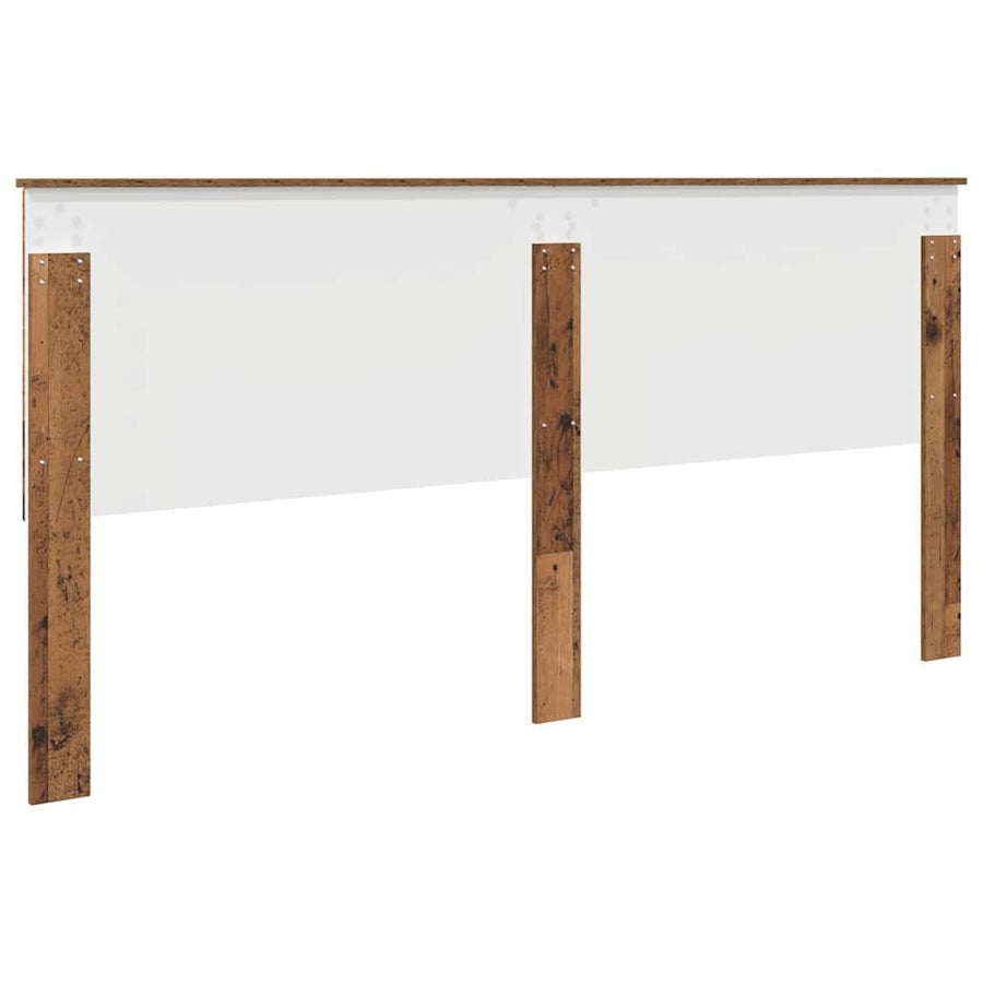 Hoofdbord met hoofdeinde Oud Hout 200 cm Bewerkt hout