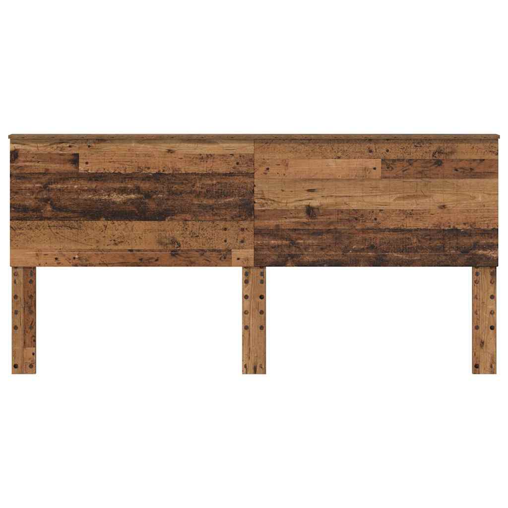 Hoofdbord met hoofdeinde Oud Hout 200 cm Bewerkt hout