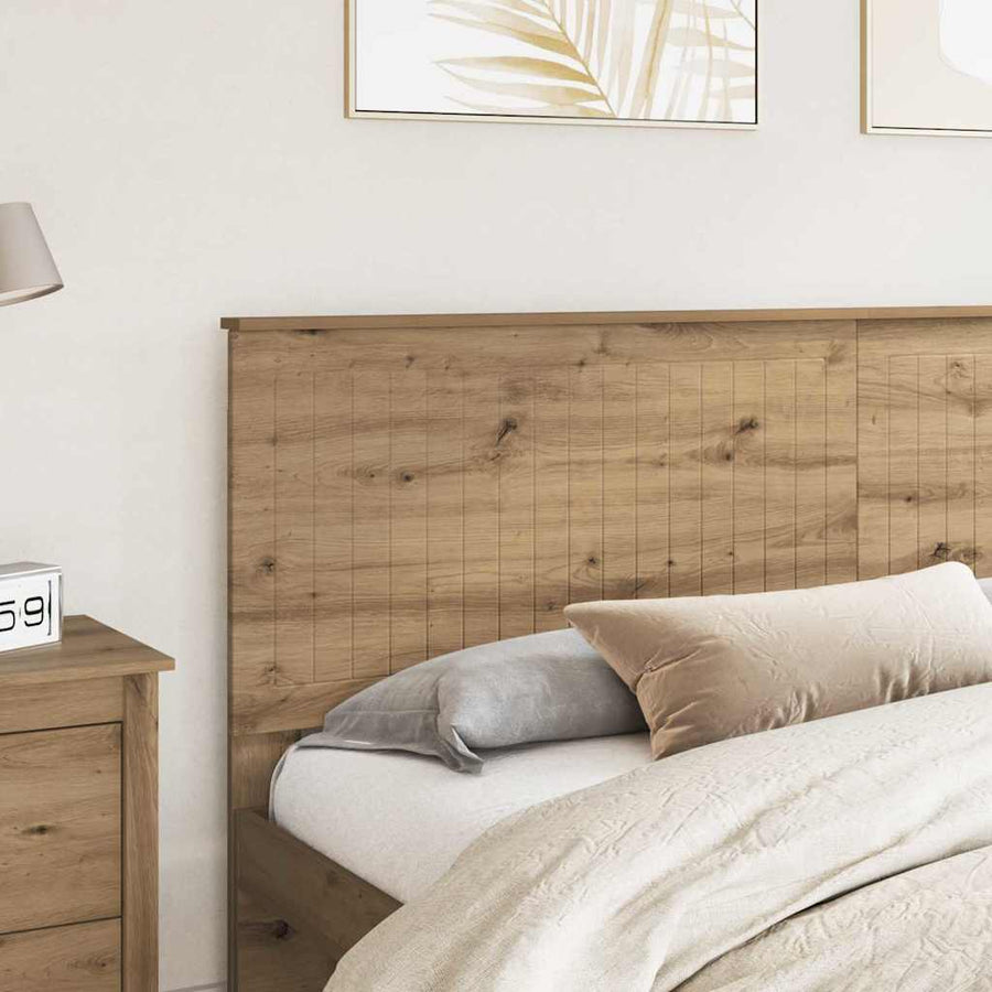 Hoofdbord met hoofdeinde Artisan Eiken 200 cm Bewerkt hout