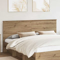 Hoofdbord met hoofdeinde Artisan Eiken 200 cm Bewerkt hout