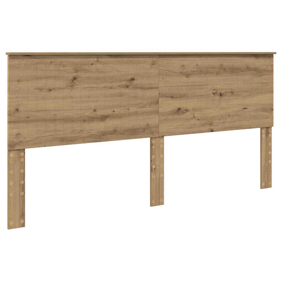Hoofdbord met hoofdeinde Artisan Eiken 200 cm Bewerkt hout