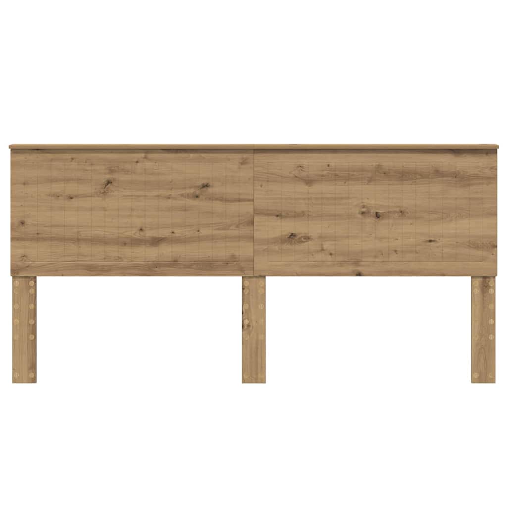 Hoofdbord met hoofdeinde Artisan Eiken 200 cm Bewerkt hout