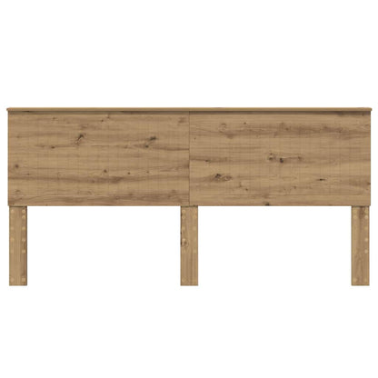 Hoofdbord met hoofdeinde Artisan Eiken 200 cm Bewerkt hout