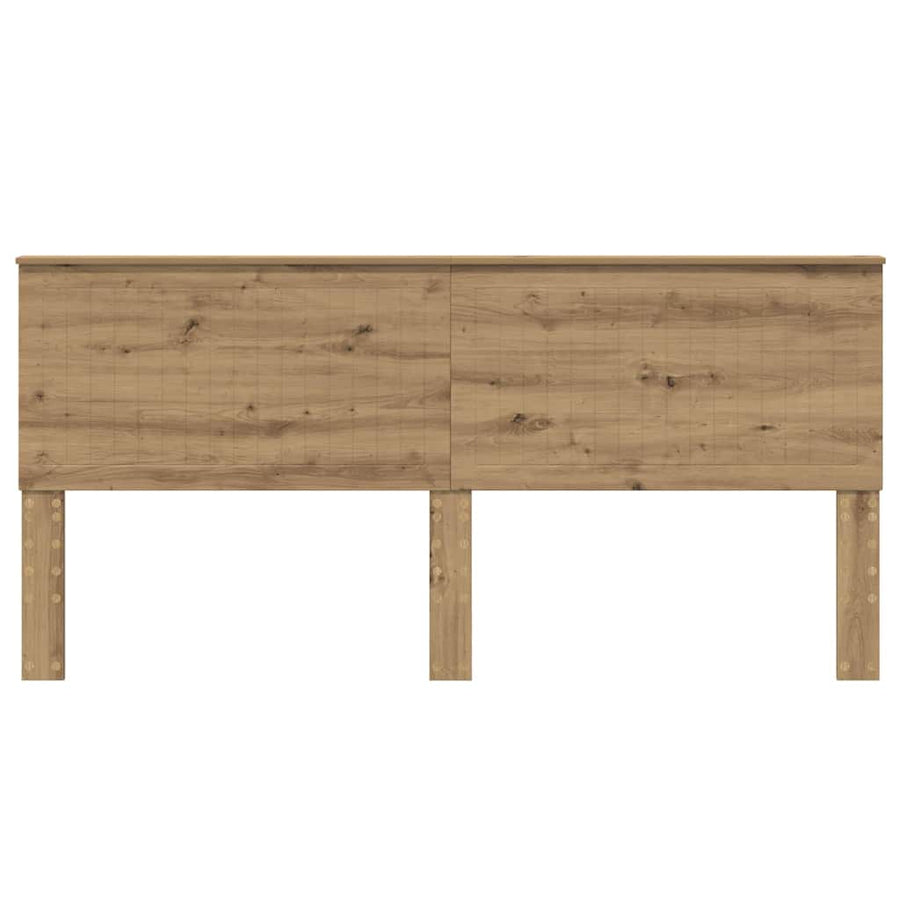 Hoofdbord met hoofdeinde Artisan Eiken 200 cm Bewerkt hout