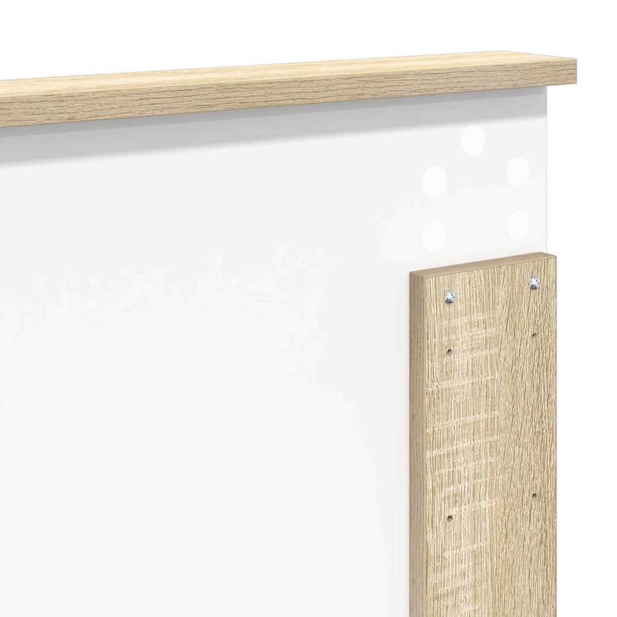 Hoofdbord met hoofdeinde Sonoma Eiken 180 cm Bewerkt hout
