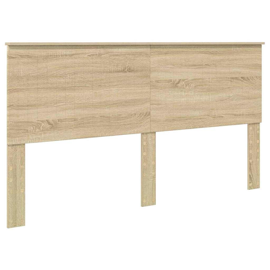 Hoofdbord met hoofdeinde Sonoma Eiken 180 cm Bewerkt hout